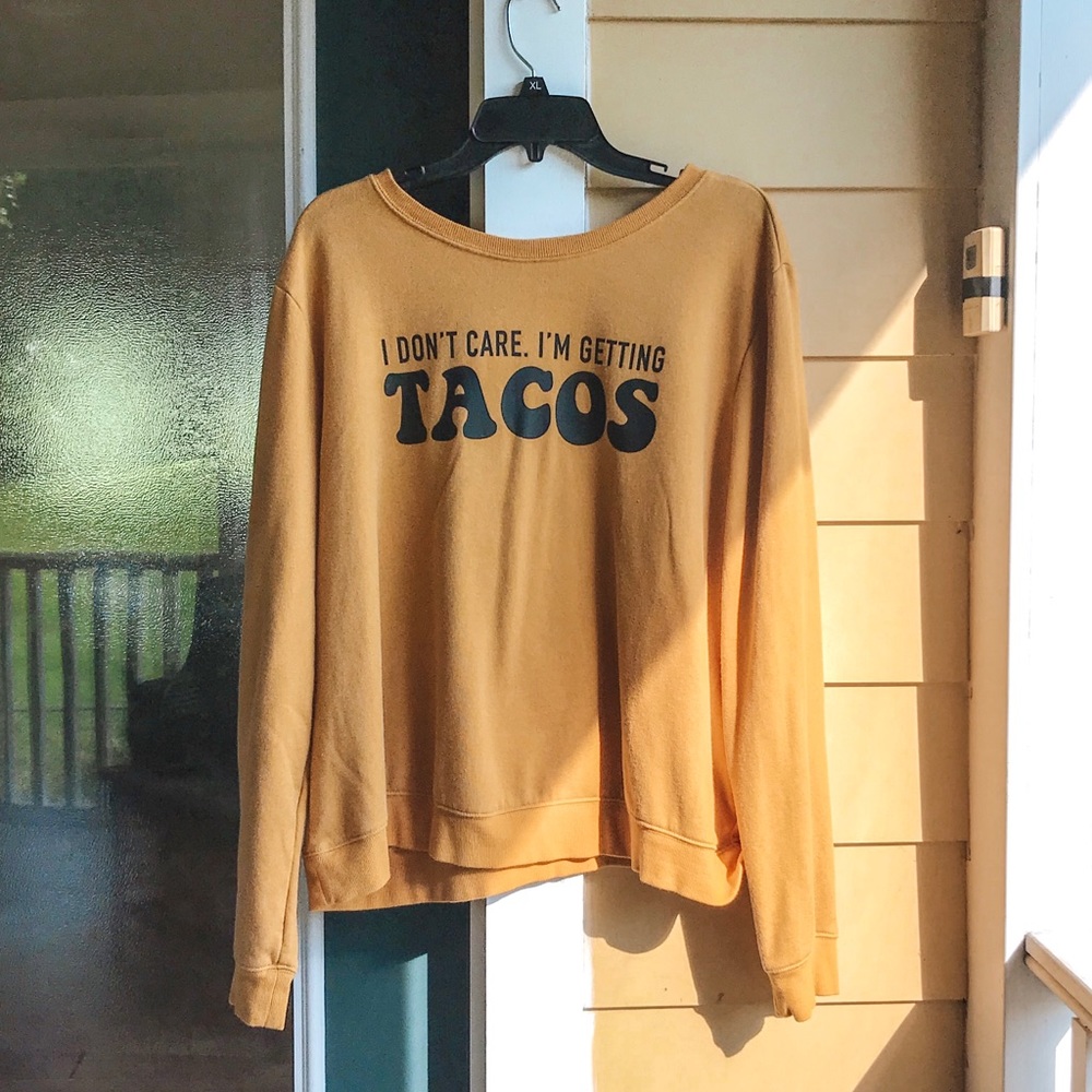 Forever 21, 2X Tacos Sweatshirt